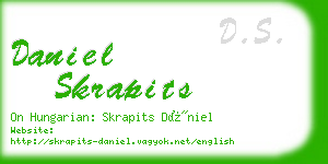 daniel skrapits business card